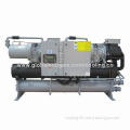 Water-cooled water chiller, adopts the latest asymmetric rotor profile